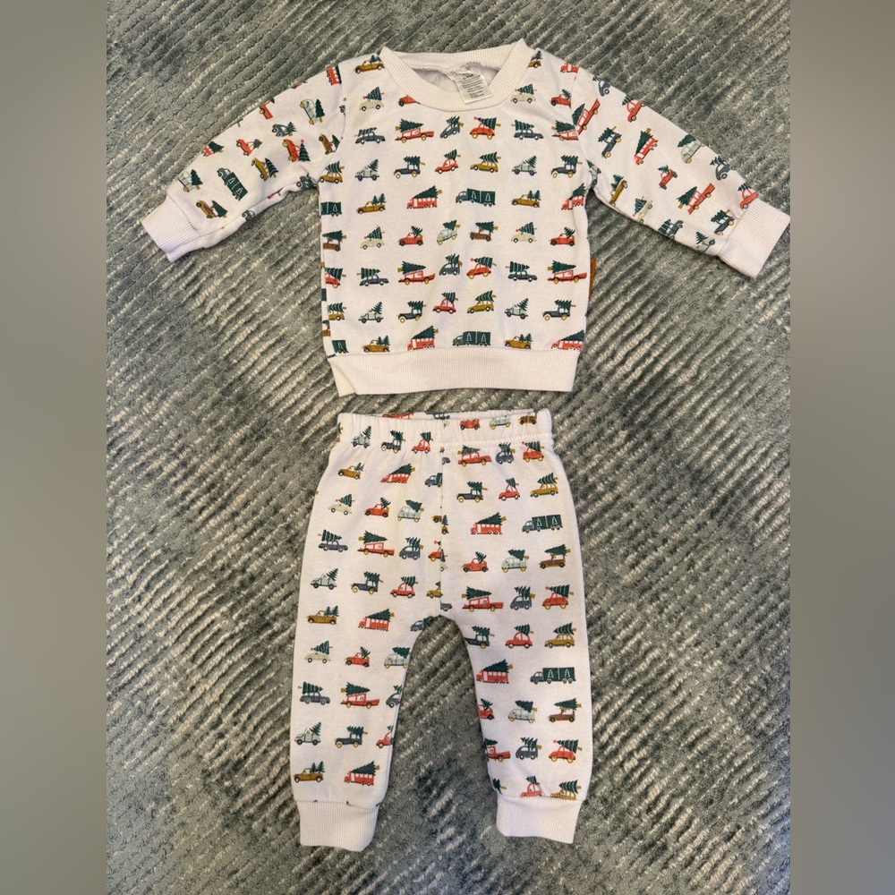 Christmas baby matching set